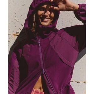 Free People Movement All Terrain Fleece Hooded Jacket